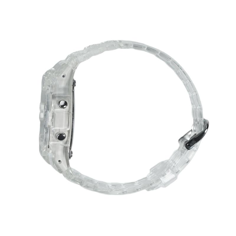 CASIO Customized watch modified series extreme waterproof luminous Quartz resin strap same style for men and women white dia DW-5600MW-7