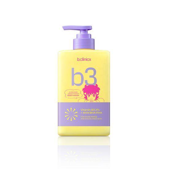 B.Clinix Acne Trouble Clear Brightening Body Wash 500ml Special Offer and Individual Product