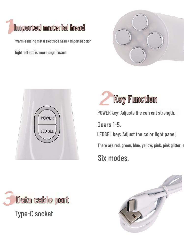 EMS Microcurrent LED Photon Skin Rejuvenation Device