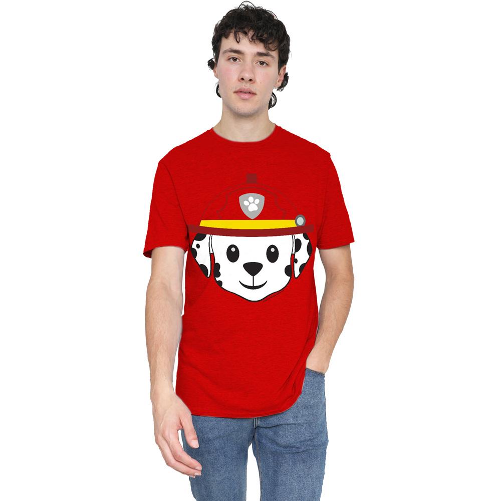 Paw Patrol Unisex Adult Marshall Emoji T-Shirt