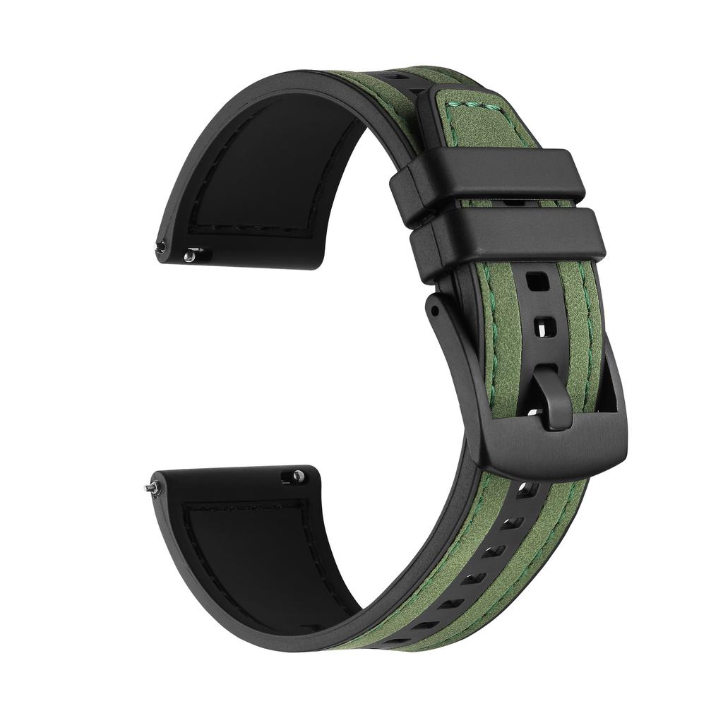 22mm Leather Silicone Strap For HUAWEI WATCH 4 Pro GT 2 3 SE GT4 46MM / Runner / Ultimate Replacement Band Watchband Bracelet