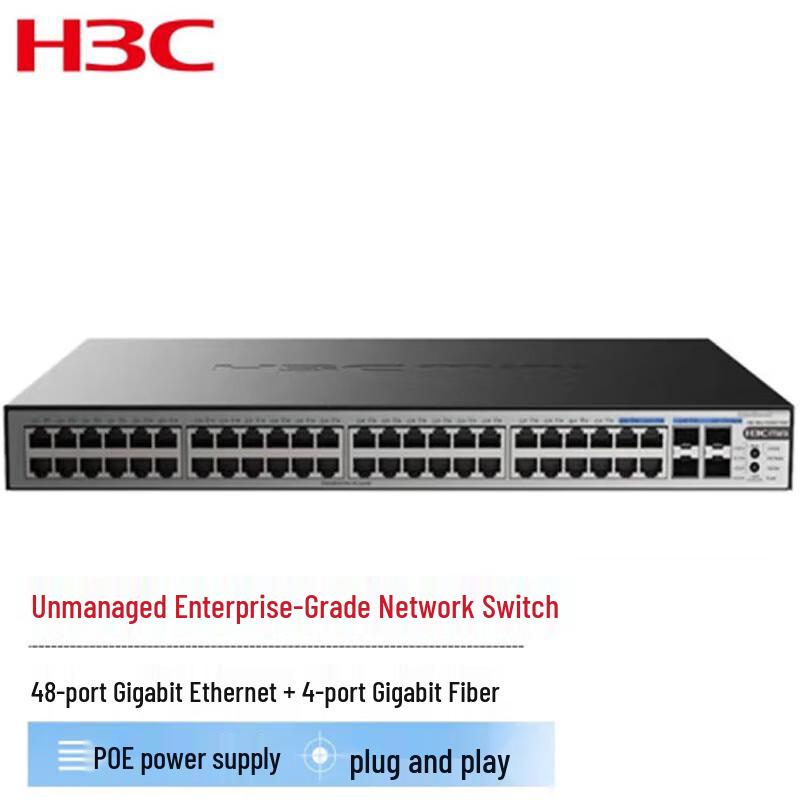 

H3C S1252F-PWR 48-Port Gigabit PoE Switch