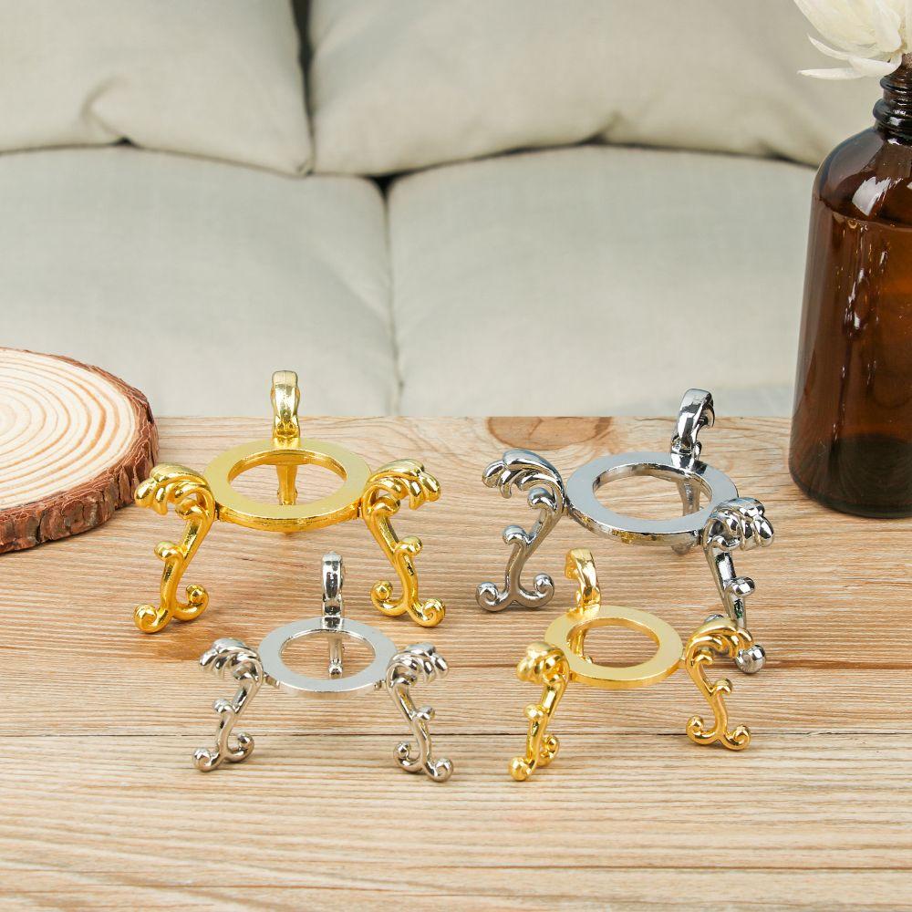 Handicraft Photography Props Home Decor Sphere Stone Support Metal Holder Display Stand Crystal Ball Base