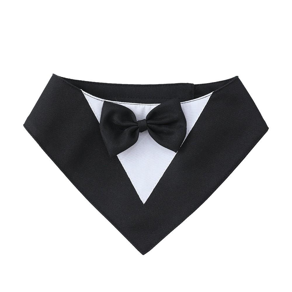 Personalized Custom Embroidered Name Pet Tuxedo Dog Suit Dress Bib Clothes