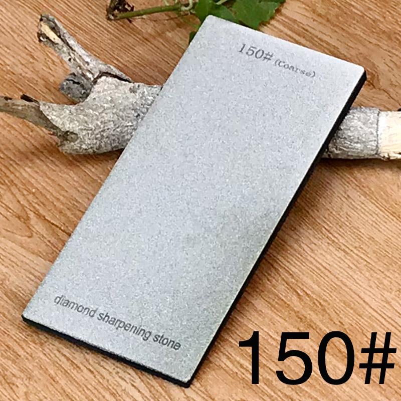 Knife Sharpener Sharpening Stone Diamond Grindstone with Bamboo Base Non-slip Base Diamond Slate Daily Sharpening Cutting Edge