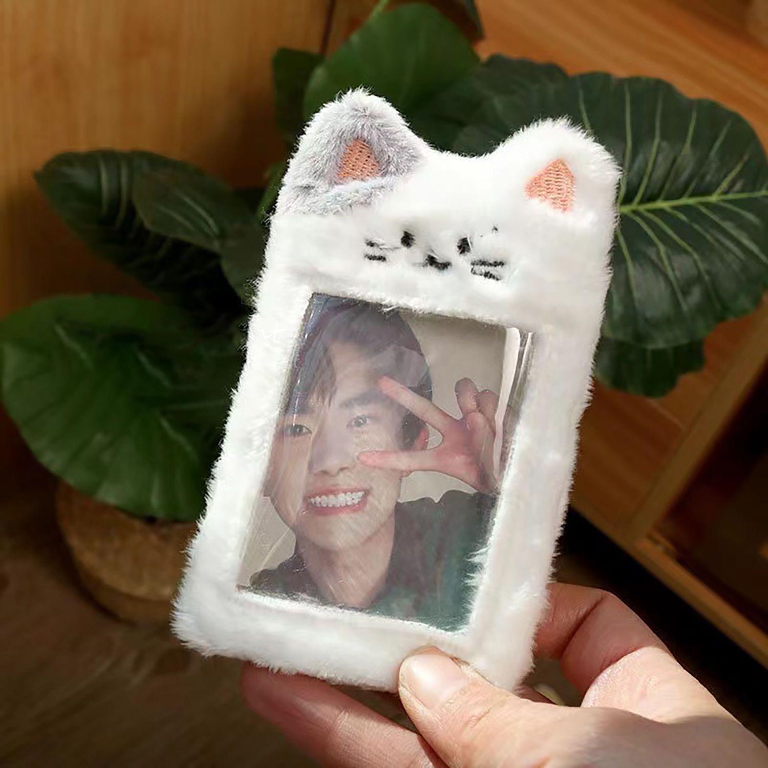 

Плюшевый держатель для карт в корейском стиле Gulu Puppy - Милый кулон для студенческого кампуса