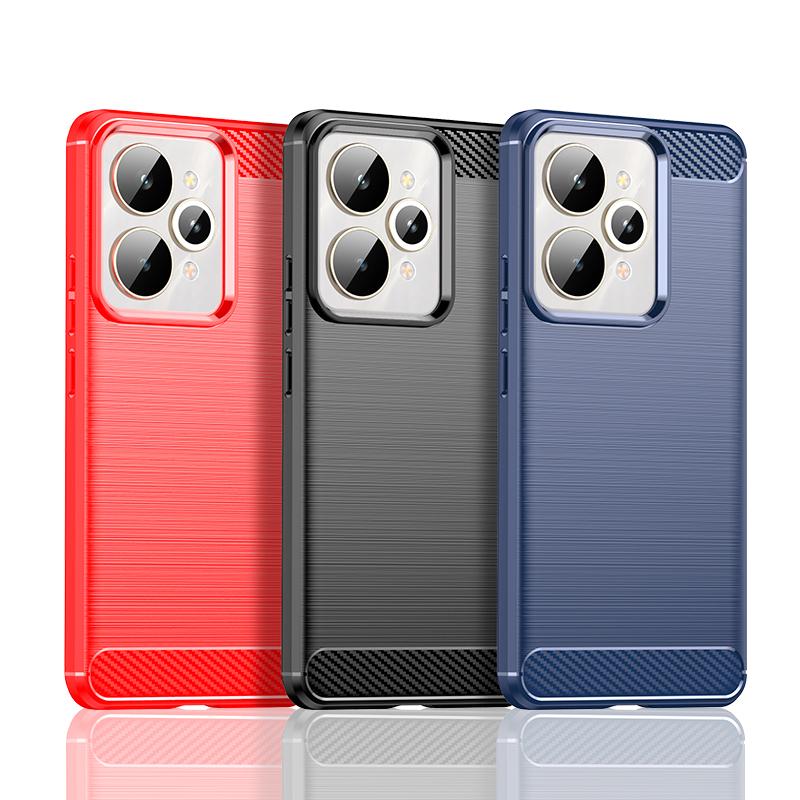 For Cover Realme 15 Case For Realme 15 Pro 5G Anti-knock Soft TPU Silicone Carbon Fiber Back Case For Realme 15 Case 6.8 inch