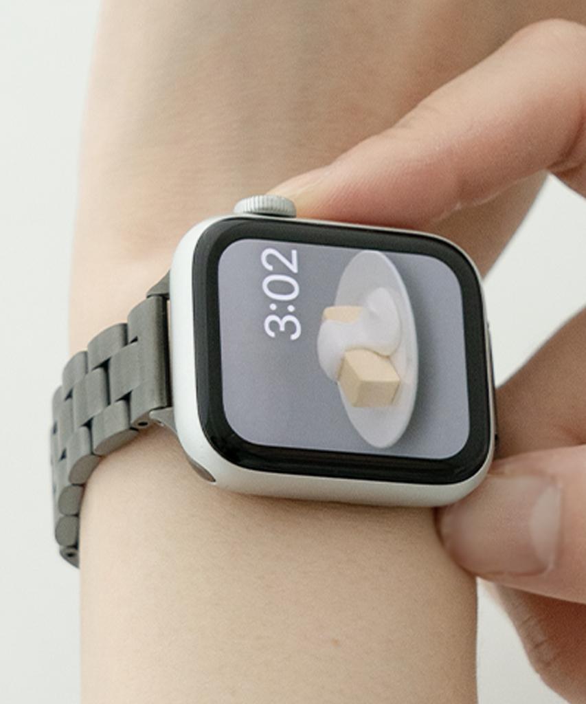 Nuateu [3Kolory] Cienki Metalowy Pasek Kompatybilny Ze Wszystkimi Modelami Apple Watch 11/10/9/8/7/6/5/4/Se3/Ultra 3