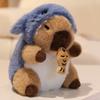 Fluffy Capybara Plush Toy Cockroach Capybara Stuffed Doll  Friends Holiday Present