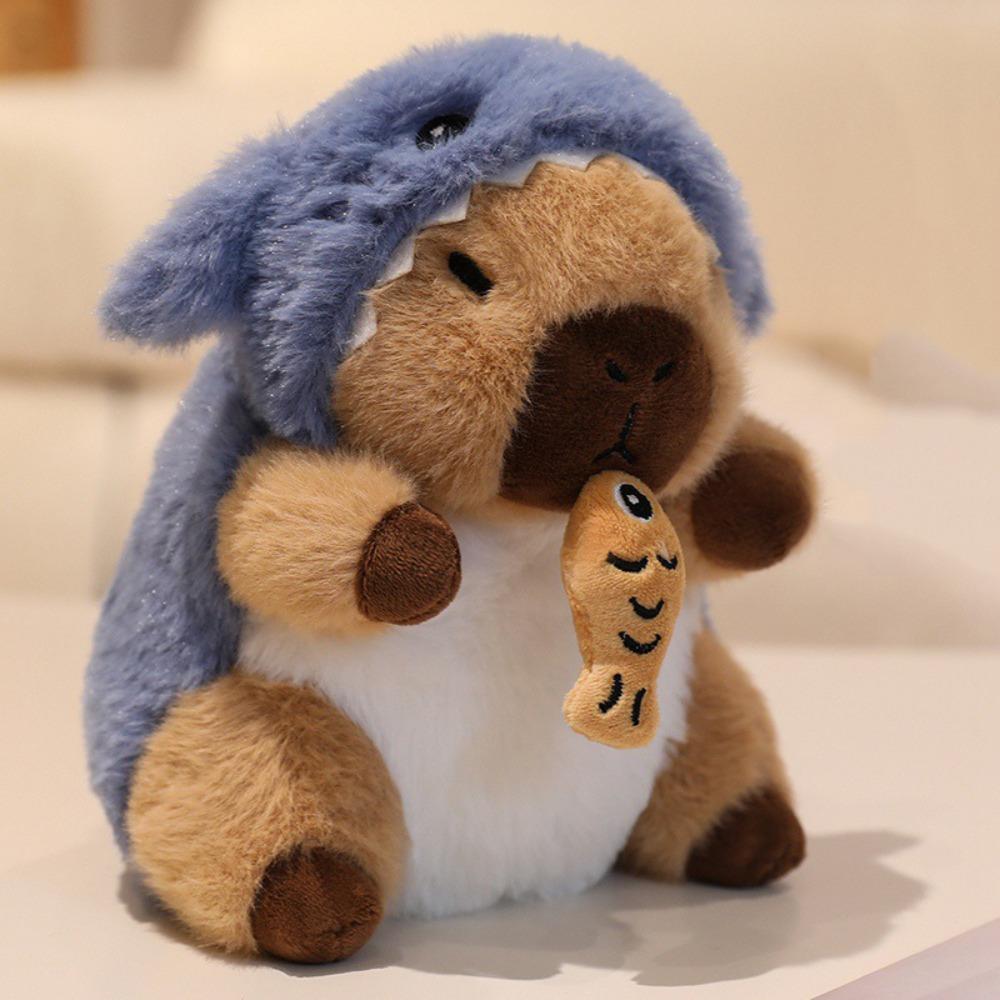 Fluffy Capybara Plush Toy Cockroach Capybara Stuffed Doll  Friends Holiday Present