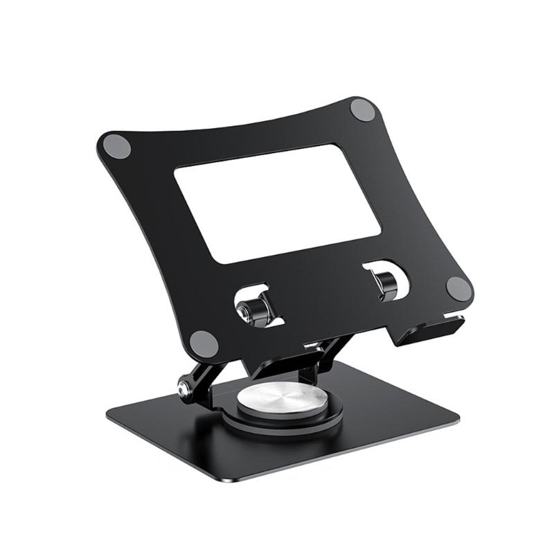 Tablet Holder Stand 360 Degree Rotatable Portable Foldable Desktop Bracket Support For Tablet Laptop Desktop Holder чёрный