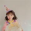 Candy Ball Happy Birthday Hairband Korean Style Lace Mesh Hair Hoop Birthday Hat Headband  Children