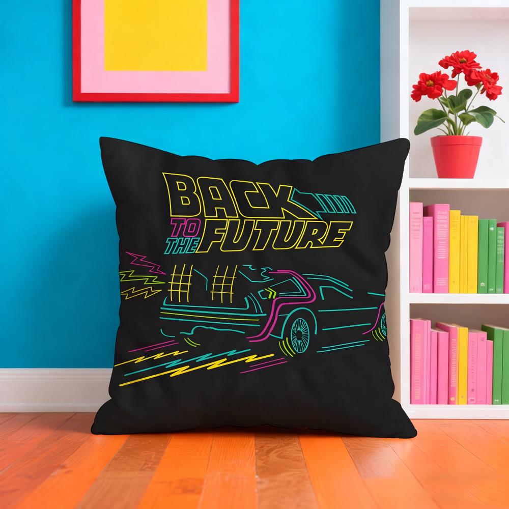 Back To The Ffuture Game Anime Pillow Case Pillow Case Plush Fabric Soft Double Sided Print Home Sofa High Quality Cushion
