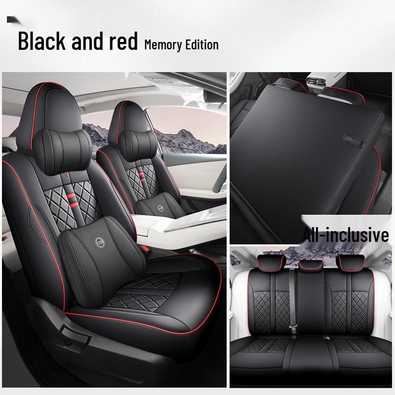 Universal Full Leather Car Seat Cushion for Aion SMAX - All-Season Comfort
