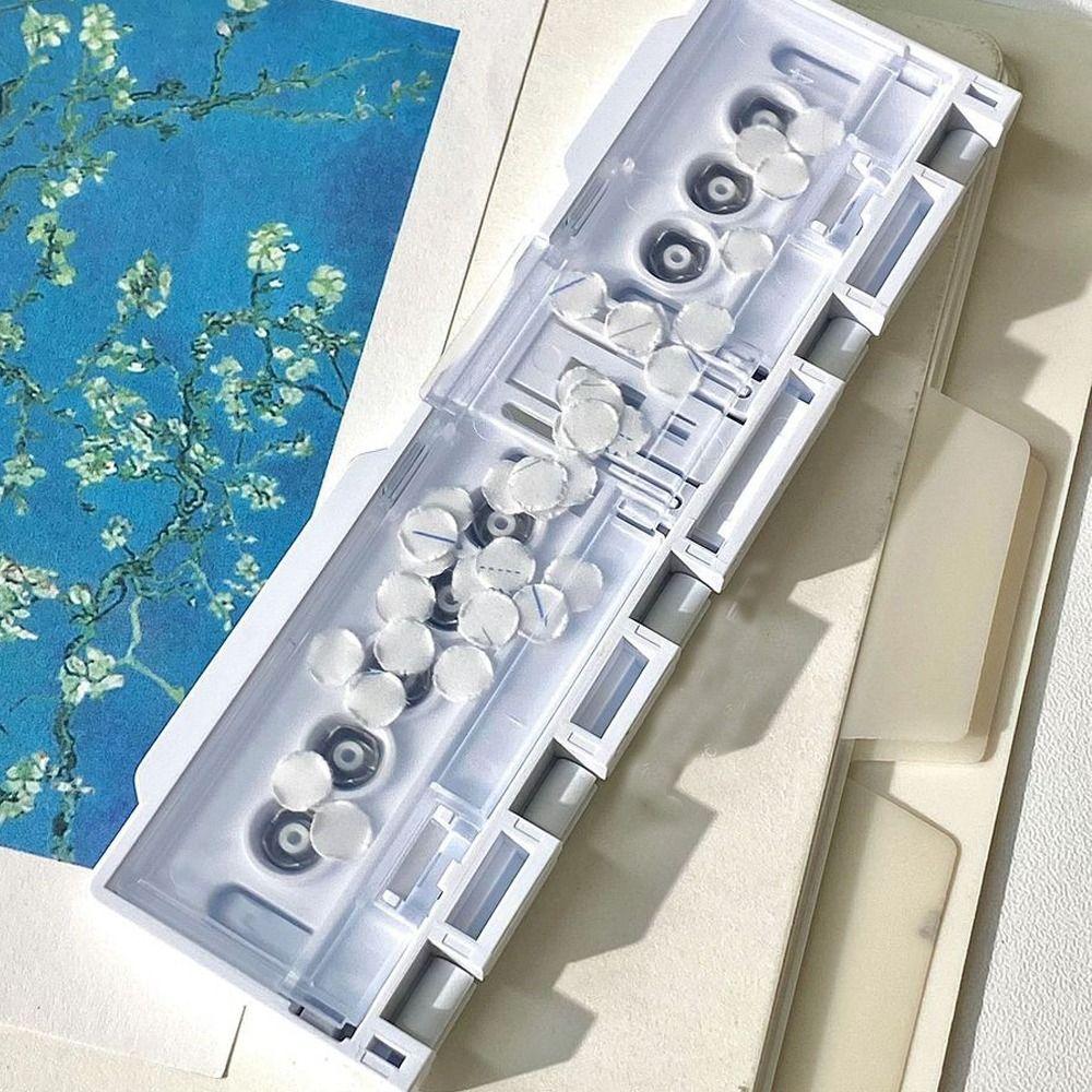 8 Holes Hole Punch Portable Ring Binder Durable Paper Puncher Tool