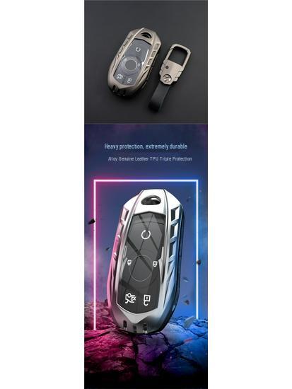 Macho Style Metal Key Cover for Buick Envision, GL6, Verano, GL8, Encore, Regal, and LaCrosse
