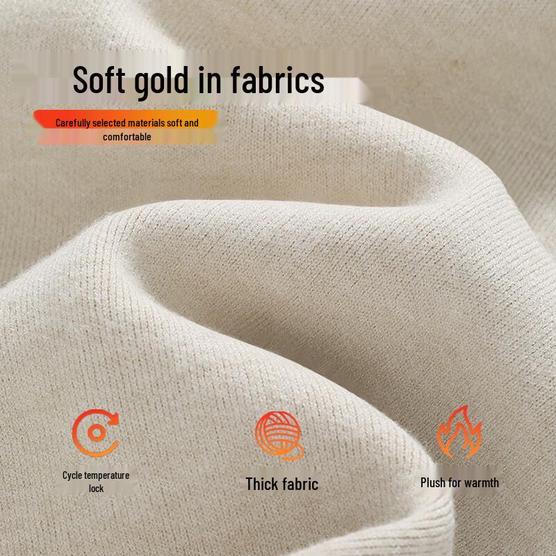 JEEP SPIRIT Men's Heavyweight Fleece-Lined Turtleneck Sweater