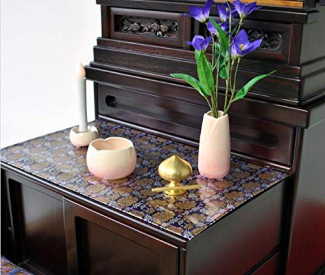 Flame-resistant Buddhist Altar Mat [selectable Color and Size] No. 14Purple