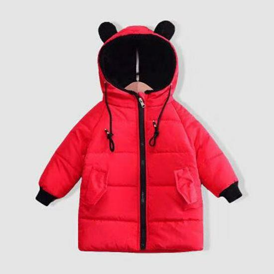 2025 Winter Kinder Koreanischer Stil Baumwollmantel - Modische Warme Jacke für Jungen & Mädchen