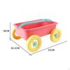 Pretend Play Wagon Toy, Sand Toy Trolley, Portable Kid Outdoor for Indoor, Summer, Gardening