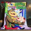 Cartoon Gorilla 2D Flat Pattern Flannel Blanket High Quality All Seasons Warmth and Comfort Perfect for Christmas Gifts.SMT0917166