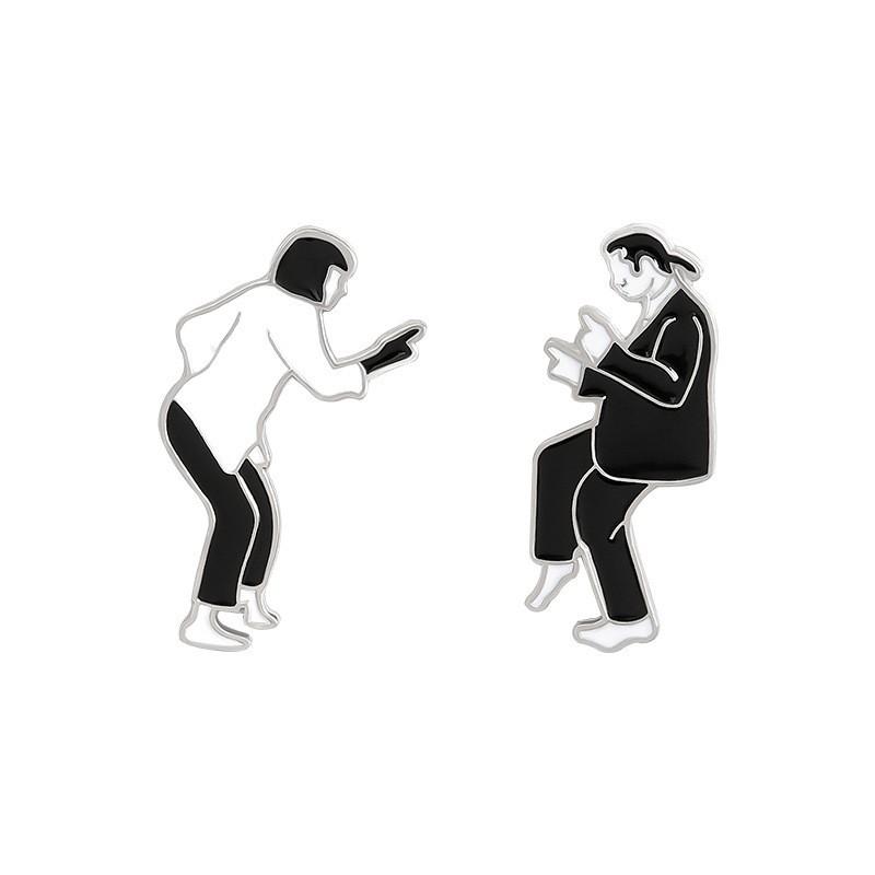 Fashionable And Cute Brooch, Cartoon Character Badge, Clothing Bag Pendant