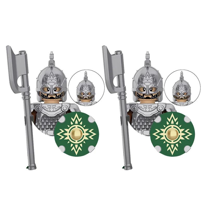 

Middle Ages Lord of the Rings Series Royal Guard of the Lohan Knights Ancient Archers Soldier Figures Building Blocks Kids Toys