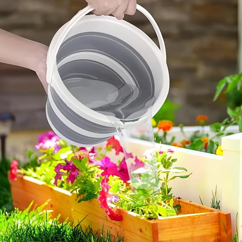 Seau Pliable Portable, Seau de Lavage Pliable pour Voiture, Camping en Plein Air, Pêche, Voyage, Rangement Facile, Articles de Nettoyage, Usage Domestique et Commercial