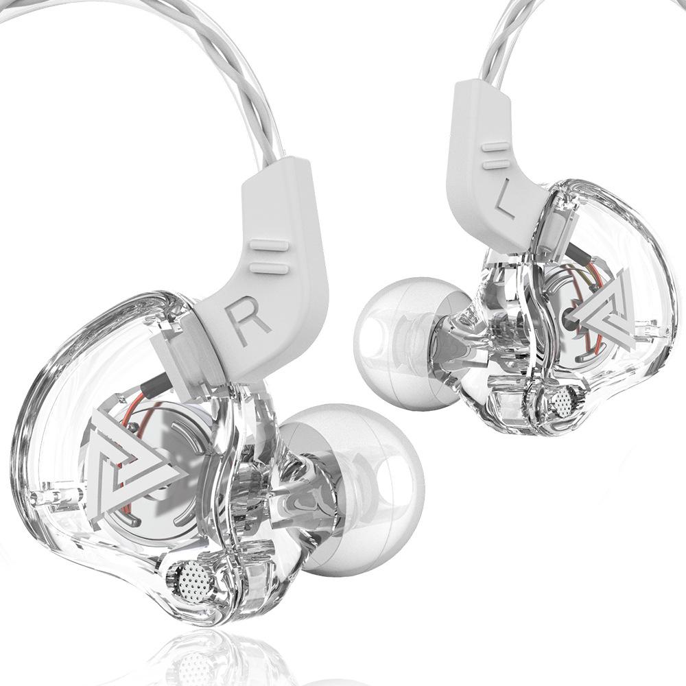 QKZ AK6 SK7 Copper Driver HiFi Wired Earphone with MIC Sport Running Headphones Bass Stereo Headset Music Earbuds fone de ouvido