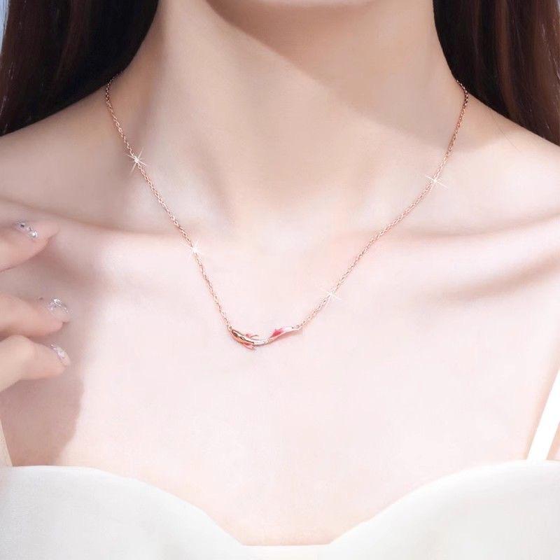 Koi Necklace New Guochao Niche Valentine's Day Necklace Personalized Clavicle Girlfriend