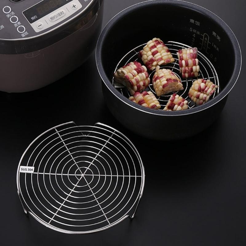 Versatile Stainless Steel Steaming Rack Steamers Basket Steaming Stand for Kitchen and Culinary Enthusiasts
