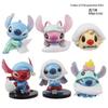 6 Styles Lilo & Stitch Halloween Party Monster Pumpkin Toy Figures