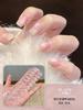 20 Pcs Halloween Christmas UV Semi Cured Gel Nail Stickers Self Adhesive Long Lasting Popular Nail Art Wraps