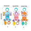 Interactive Baby Bed Hanging Decoration Toy Feature Squeaky Rattle Design For Sensory Play And Cognitive Growth
