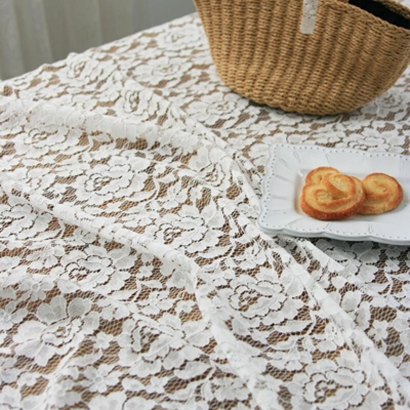 Flower Russell Lace Tablecloth/Tablecloth 130x210 One color