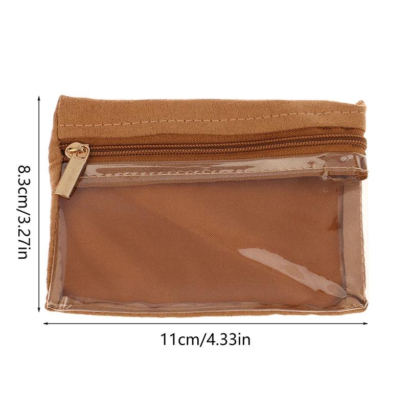 Portable Zipper Pouch Velvet Jewelry Box Earrings Necklace Ring Bracelet Trinkets Accessory Travel Water-proof Dustproof Bag