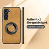 For Samsung Galaxy S25 S23 S24 S22 S21 Plus Ultra For Magsafe Leather Matte Wireless Charging Ring Magnetic ShockProof Cover