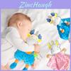 Baby Plush Cow Soothing Toy With Crinkle Sound For Newborn Sleep Aid