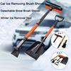 Car Retractable Ice Removing Brush Shovel 3 In 1/5 In 1 Winter Snow Scraper Cleaning Accessory