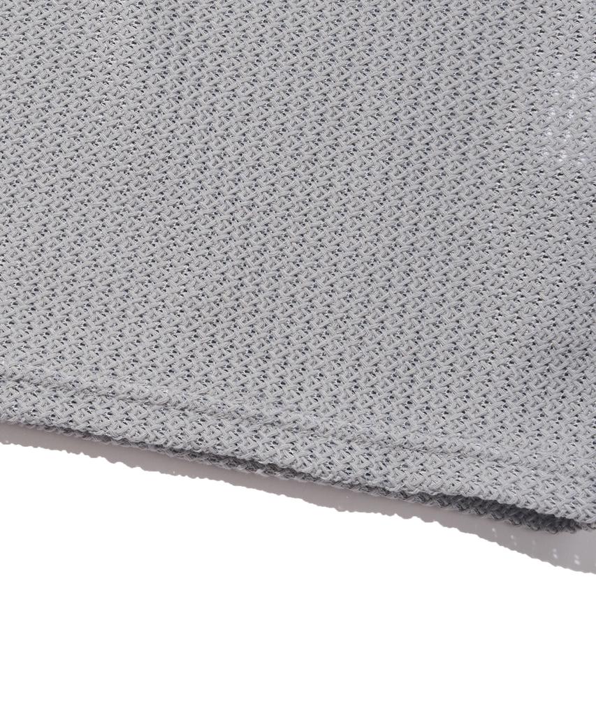 OTHERFITS Maglia Estiva a Rete con Scollo Aperto (grigio)