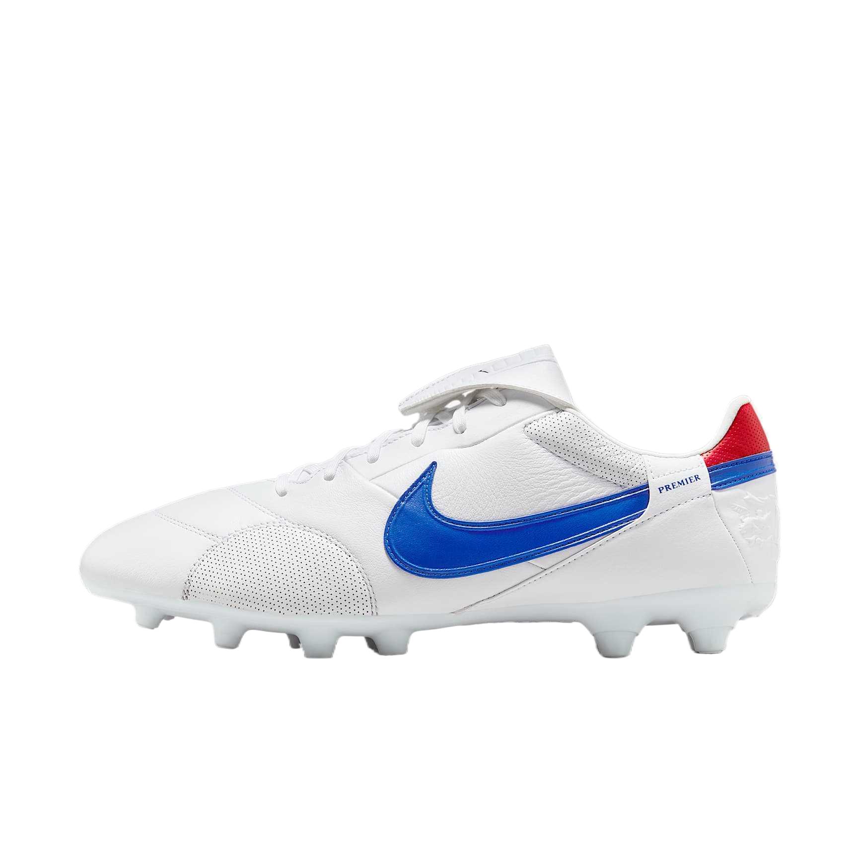 

Nike Premier 3 FG White Game Royal University Red HM0265-104 EU 39