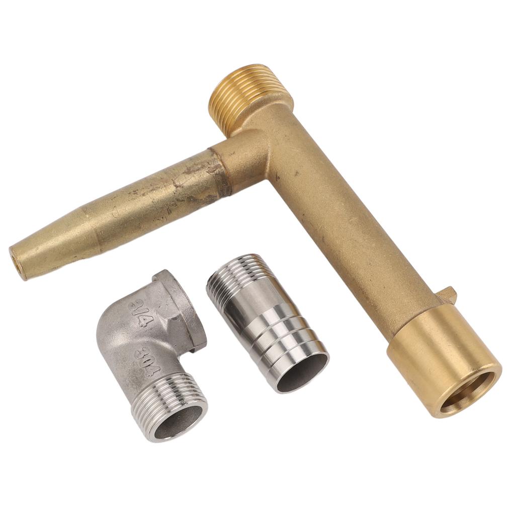 Quick Connect Valve Wrench, Brass and Stainless Steel G1 Male Thread Irrigation Valve, Efficient Water Distribution for Outdoor Gardens,