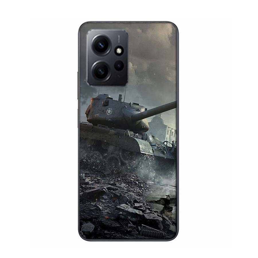 World Of Tanks Game Phone Case For Redmi Note 14 15 Pro 5G 13 12 Pro Plus 11 11T 11E 11S 10 Pro 10S 9 9S Cover Cell Clear TPU Ca