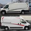 6Pcs/Lot Car Stickers Graphics Sports Vinyl Stripes Camper Van Decals For Peugeot Boxer Citroen Jumper Fiat Ducato Accessories