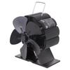 Stijlvolle Warmte-aangedreven Ventilator Warmte-aangedreven Kachel Ventilator voor Houtkachel Real-time Temperatuur Monitoring, Geen Elektriciteit Nodig