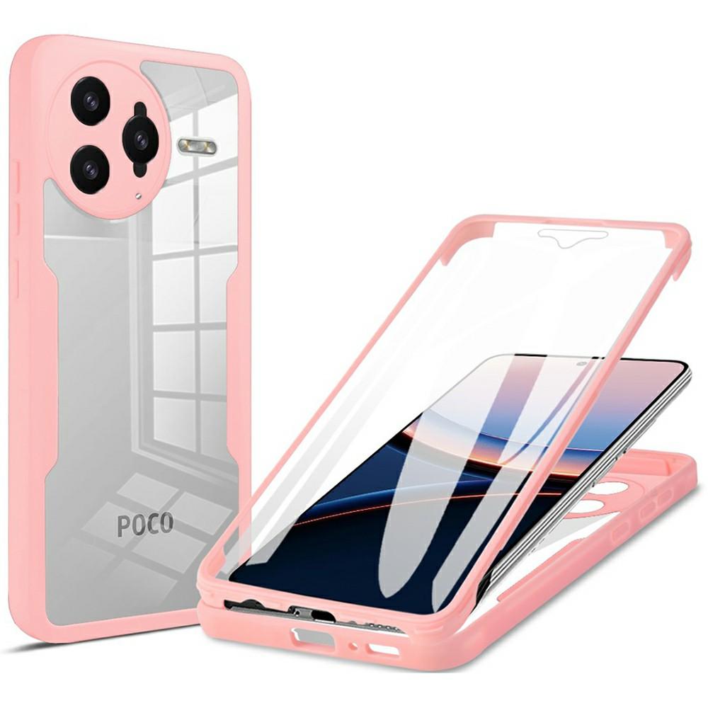 For Xiaomi Poco F7 Ultra 5G/Redmi K80 Pro 5G Case Acrylic+TPU Clear Phone Cover with PET Screen Film