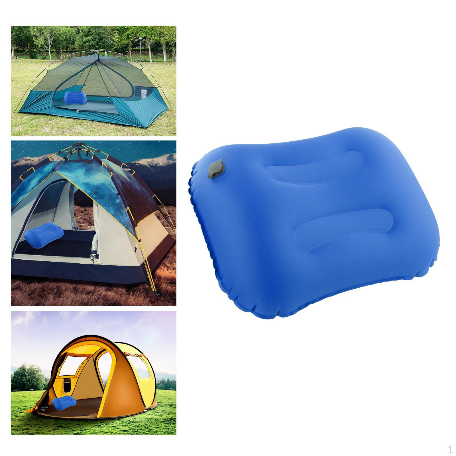 

Надувная удобная эргономичная подушка для кемпинга для путешествий, рыбалки, пикника,