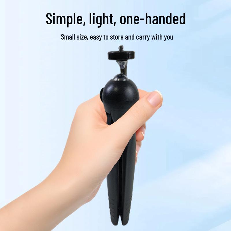 Portable Multifunction Tripod with Universal Ball Head for Phone and Camera Live Streaming and Photography.