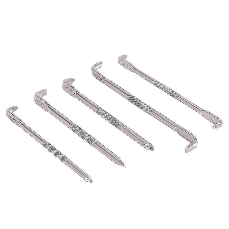 5pcs Z-type Screwdriver L-shaped 90-degree Right-angle Elbow Bend Phillips/slotted With Magnetic S