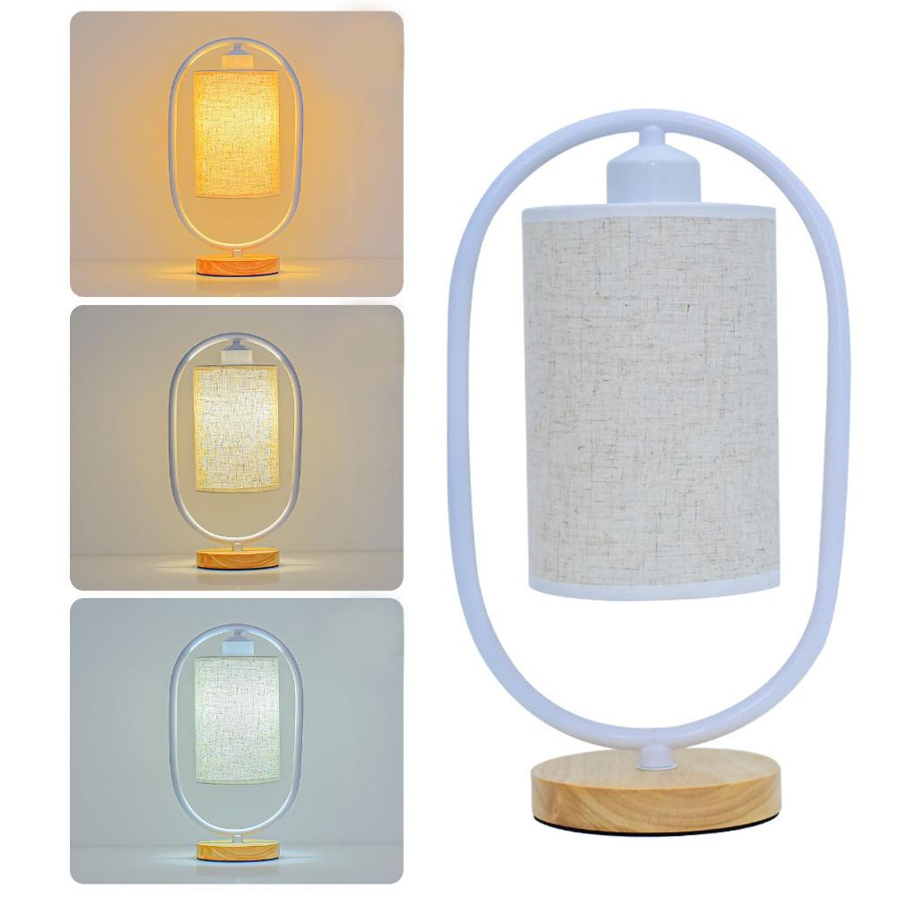 3 Color Temperature Bedside Lamp 3W Nightstand Lamp Modern Reading Lamp  Home
